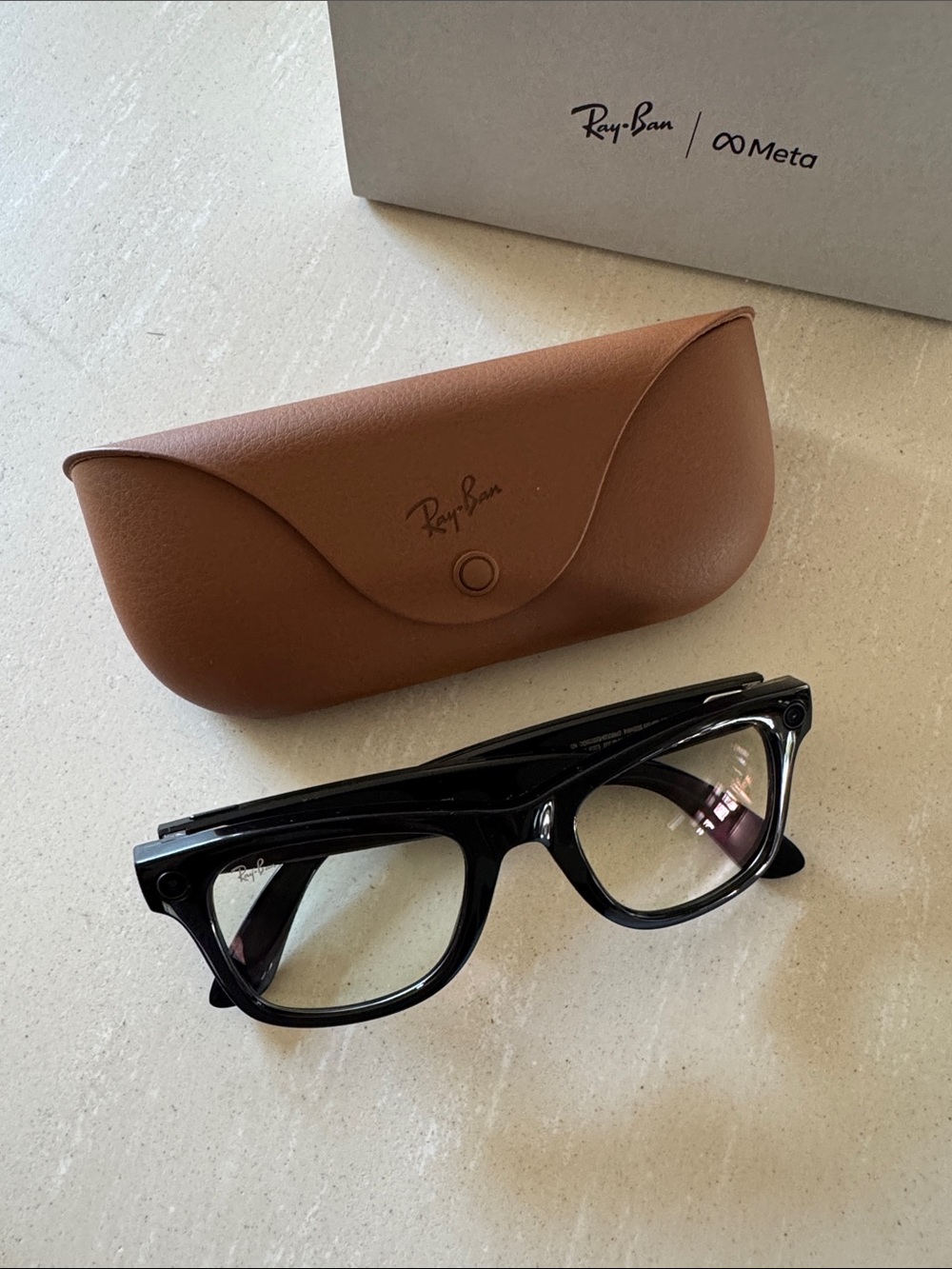 Ray-Ban x Meta Smart Glasses, Gloss Black